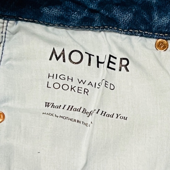 MOTHER Jeans High Waisted Looker Stretch 26 "What I Had Before You" wash. VEUC - Picture 3 of 7